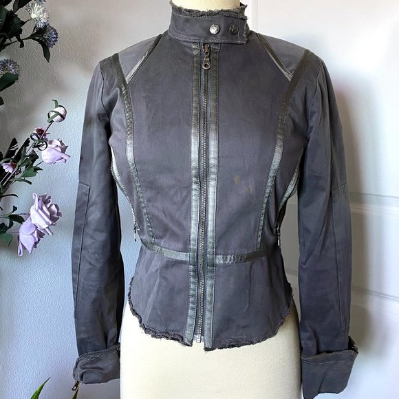 Joie Military Moto Jacket - S - Picture 1 of 5